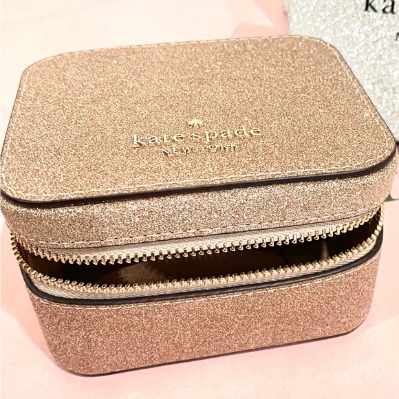 Handbags - COPY - Kate Spade ♠️ Tinsel Boxed Jewelry Holder (Rose Gold)